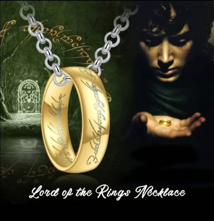 Cadena+anillo (El señor de los anillos)
